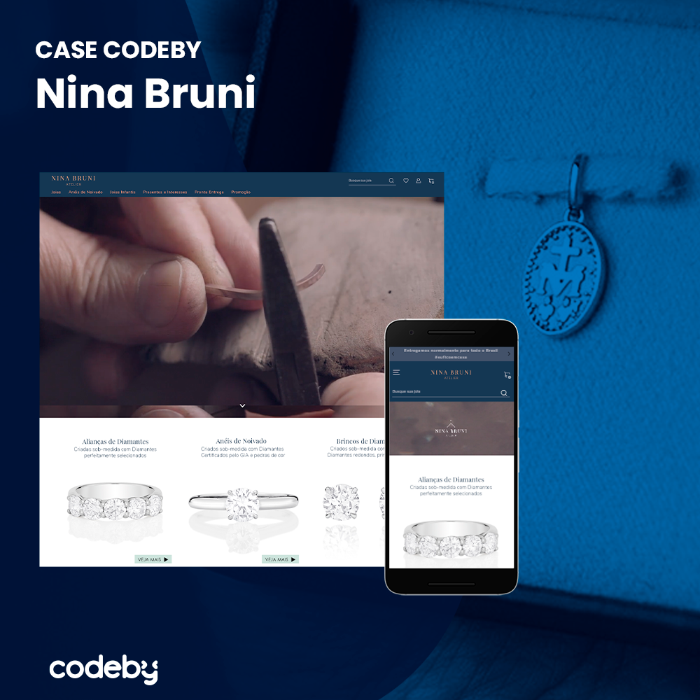Projeto Codeby: Conheça o novo e elegante site da Nina Bruni