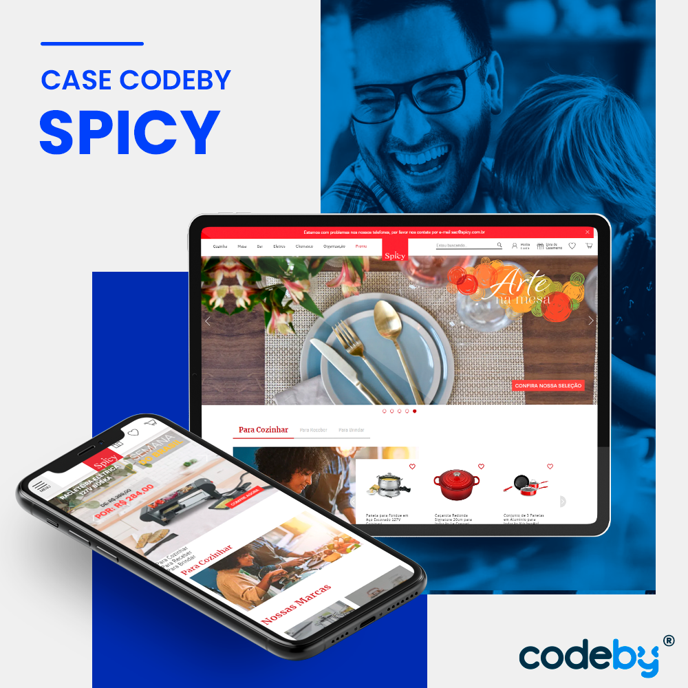 Projeto Codeby - Sinta-se em casa no novo site da Spicy.